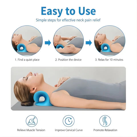 Cervical Neck Traction Pillow (Lab Certified)